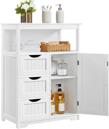 Yaheetech Bathroom Storage Cabinet Bathroom Floor Cabinet Freestanding Storage by Unknown
