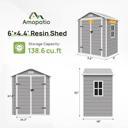 Amopatio Outdoor Storage Shed - Image 7