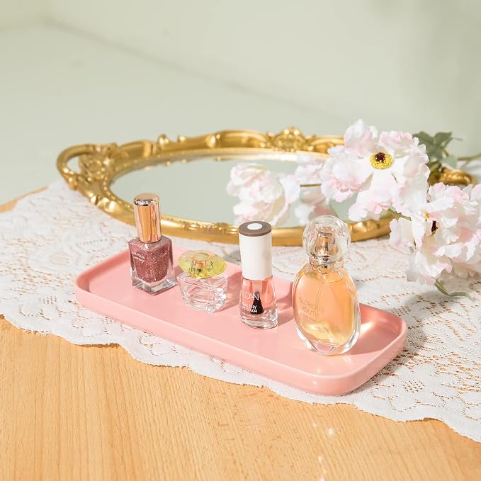 Ceramic Bathroom Tray, Kitchen Sink Organizer Tray, Cosmetics Holder - Image 4