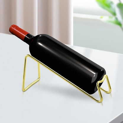 TONLEA Countertop Wine Rack, Metal Small Wine Rack, Tabletop Wine Storage Stand - Image 5