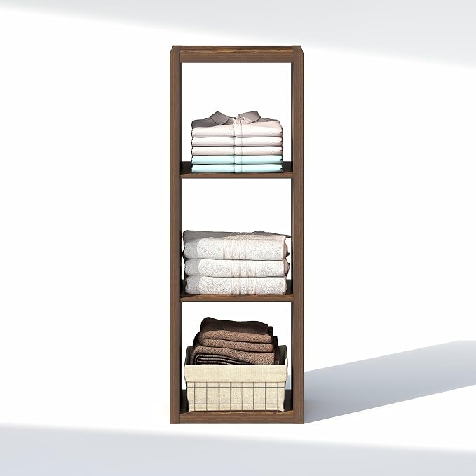 Furinno Cubic Closet Organizers and Storage, 3-Cube Closet Organizer, Open - Image 6