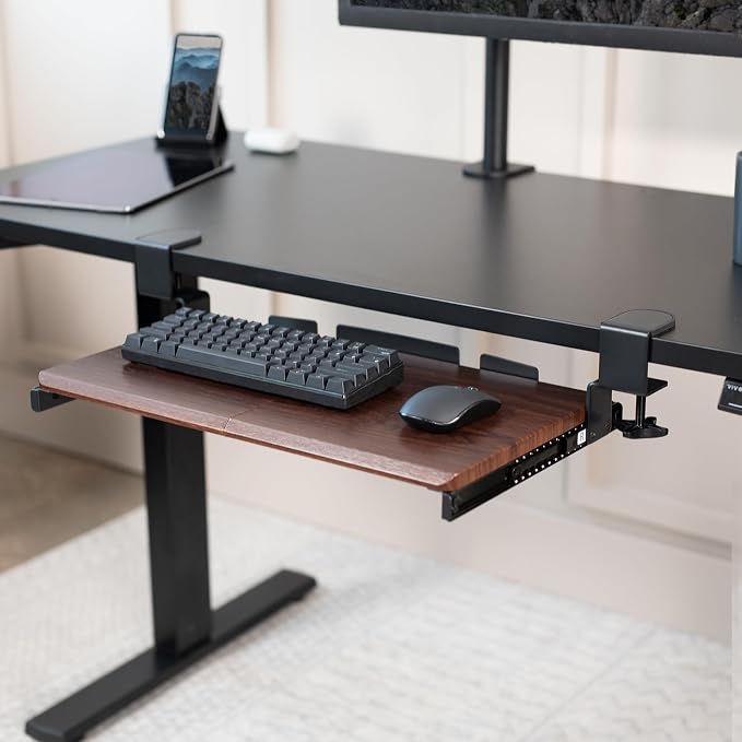 VIVO Small Keyboard Tray, Under Desk Pull Out - Image 2