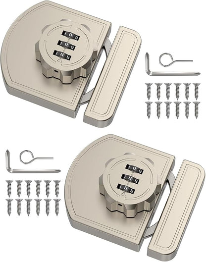 180 Degree Combination Cabinet Lock, Keyless 3 Digit Password Lock, Anti Pry by BiceNoning