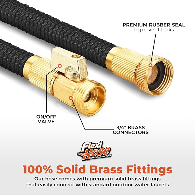 Flexi Hose Lightweight Expandable Garden Hose, 100FT -Retractable Garden Hose - Image 5