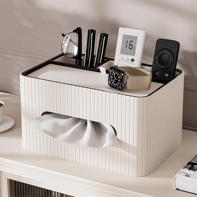 KINGFOM Leather Tissue Box Cover - Image 6