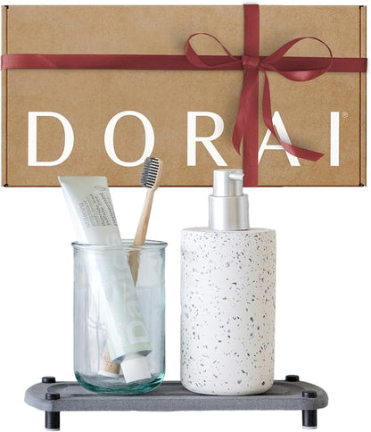 Dorai Home Sink Caddy – Water-Absorbing Stone Tray by DoraiHome