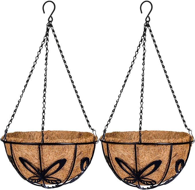 Kingbuy Metal Hanging Planter Basket by Kingbuy
