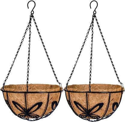 Kingbuy Metal Hanging Basket for Plant Planter by Kingbuy
