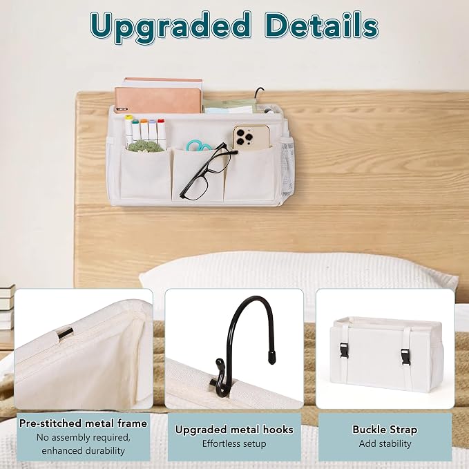 Bedside Caddy Storage Organizer - Image 4