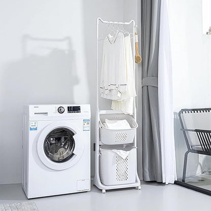 2-Tier Laundry Hamper Sorter - Image 3