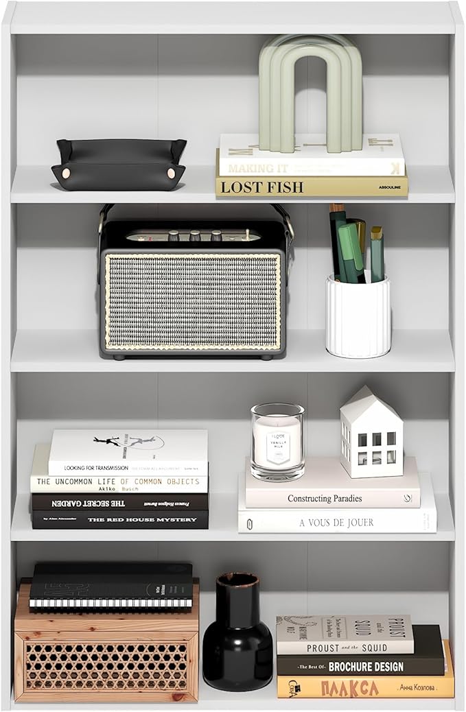 Furinno Basic Book Shelf, 4-Tier Bookcase - Image 4