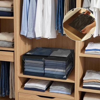 Fixwal Blanket Storage Bags 80L Large Clothes Storage Foldable Closet - Image 6
