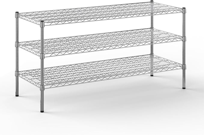 21" Deep x 54" Wide x 27" Height Wire Shelving Kit | 3-Tier | NSF Commercial by Regal+Altair
