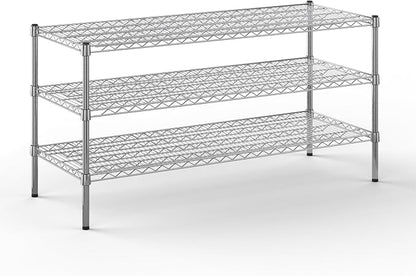 21" Deep x 54" Wide x 27" Height Wire Shelving Kit | 3-Tier | NSF Commercial by Regal+Altair
