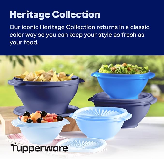 Tupperware Heritage Collection, New 10 Piece Food Storage Container Set in - Image 2