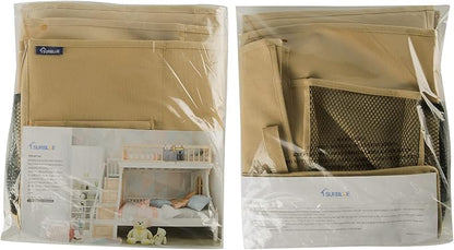Surblue Bedside Caddy Hanging Bed Organizer Storage Bag Pocket - Image 7