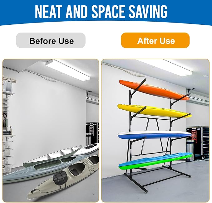 Kayak Storage Rack, Kayak Wall Mount Rack, Kayak Rack - Image 7