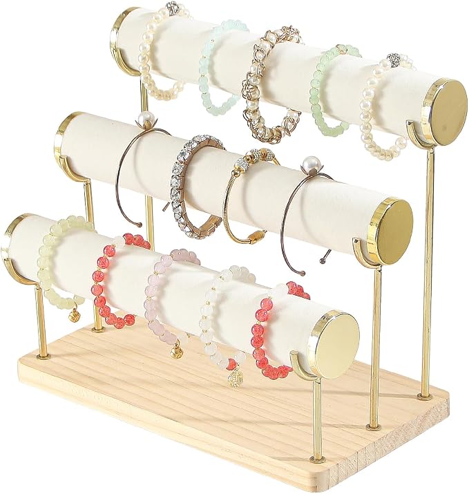 Coward Bracelet Holder Stand Rack, Removable Bracelet Display Organizer by FocusOnJewelryDisplay15yrs