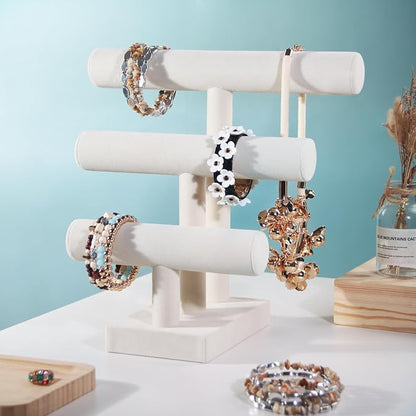 T-Bar Bracelet Holder Stand, Bracelet Jewelry Organizer Stand, Bangle Bracelet - Image 2