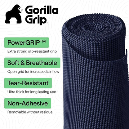 GORILLA GRIP powerGRIP Drawer Shelf and Cabinet Liner, Thick Strong Hold - Image 2