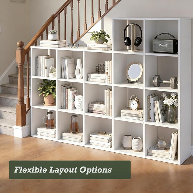 9-Cube Storage Organizer, Reversible Bookcase Shelf, Open Cube Bookshelf - Image 5