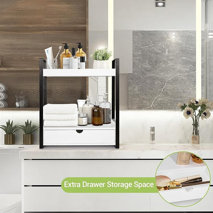 2-Tier Wooden Counter Shelf - Image 4