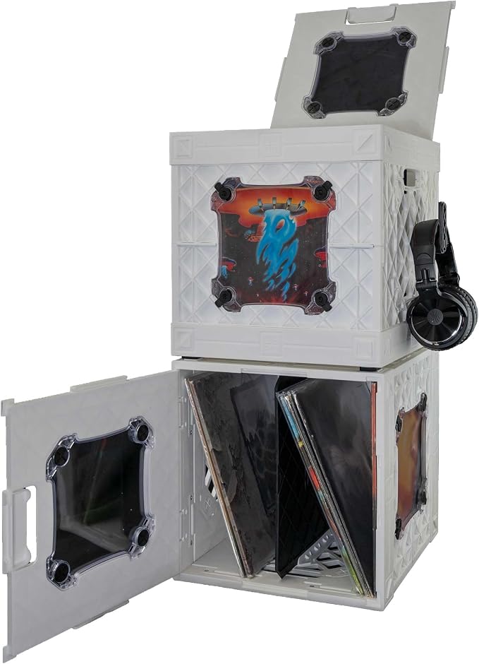CrateVinyl - Vinyl Record Storage Crate Modular Storage Cube - Image 7