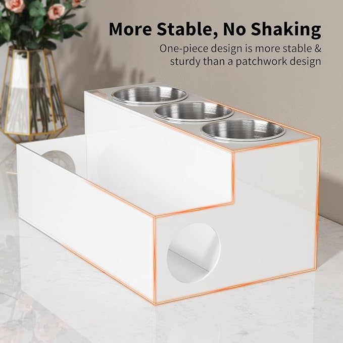 NIUBEE Acrylic Hair Styling Tool Organizer and Holder - Image 5
