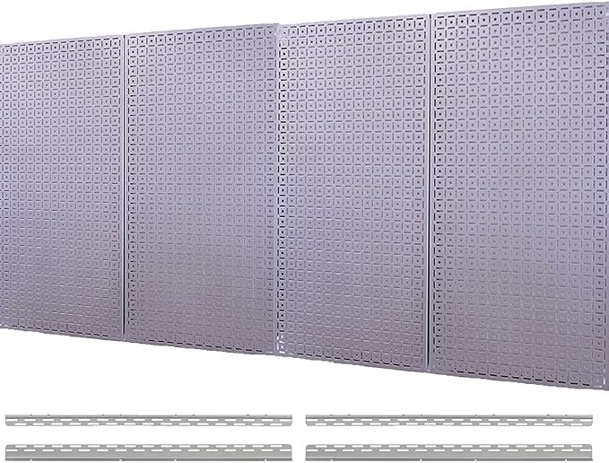 OmniWall 16" x 32" Metal Pegboard Panel 4-Pack by OmniWall