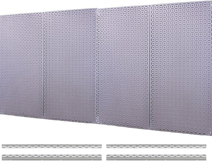 OmniWall 16" x 32" Metal Pegboard Panel 4-Pack by OmniWall