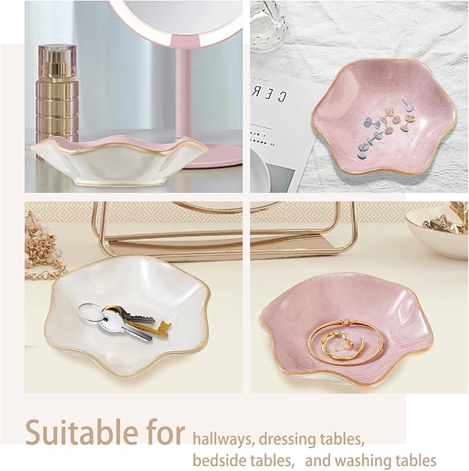 Binoster Ceramic Jewelry Dish, Ring Dish, Trinket Tray, Jewelry Tray, Key Bowl - Image 6