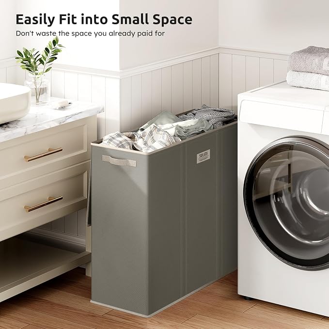 SOLEDI 180L 3-Section Laundry Hamper - Image 5