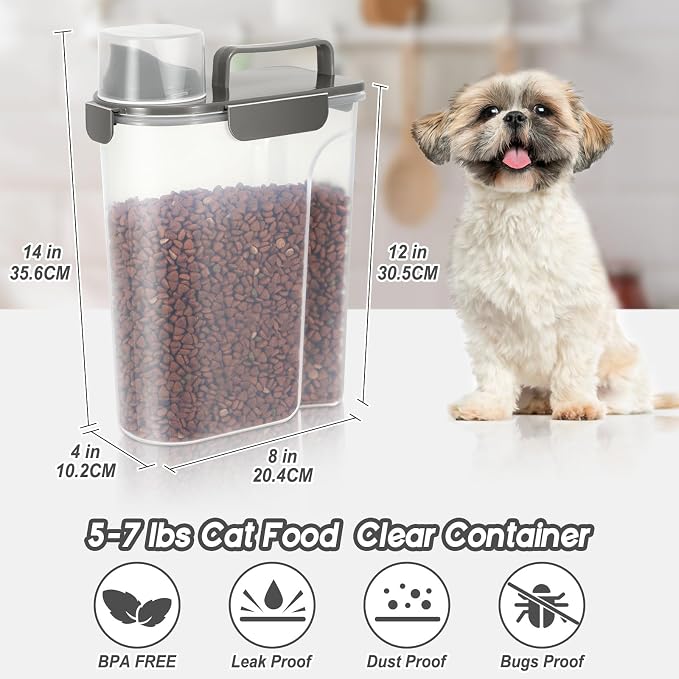 5-7Lbs Cat Dog Pet Food Storage Container - Image 4