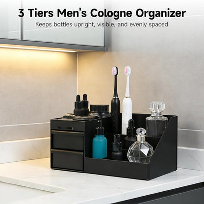 Men's Cologne Organizer for Countertop, Bathroom Organizer for Men - Image 2
