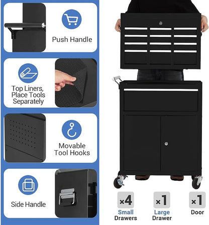 5-Drawer Rolling Tool Chest - Image 4