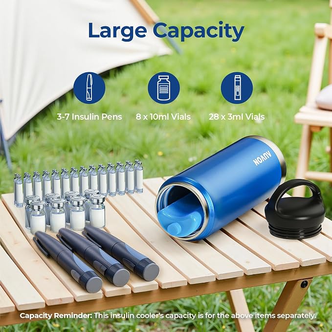 AUVON Large Insulin Pen Cooler for 3-6 Pens - Image 2