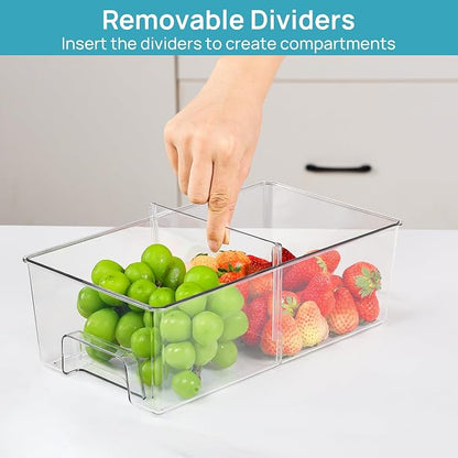 Vtopmart 7 Pack Stackable Storage Drawers, Easily Assemble Clear Plastic - Image 8