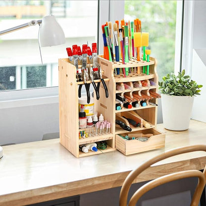 Wooden Art Supply Organizer - Image 3