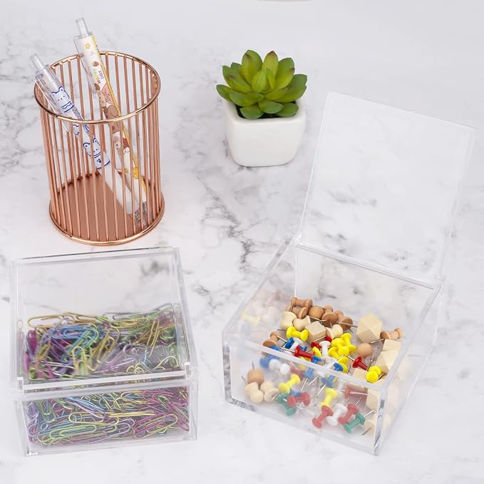 2 Pack Clear Acrylic Organizer - Image 7