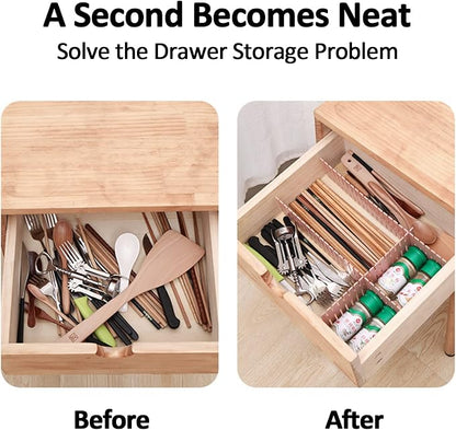 TWUTGAYW 14.5 in Pink DIY Grid Drawer Organizer - Image 5