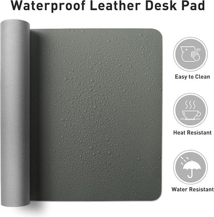Bloss Leather Desk Mat Jungle Green / 31.5" x 15.7", Desk Matt - Image 6