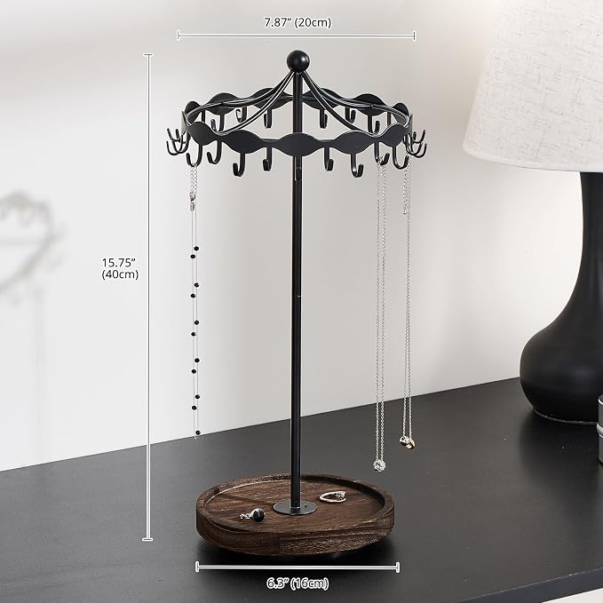Lolalet Rotating Necklace Holder Stand - Image 5