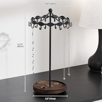 Lolalet Rotating Necklace Holder Stand - Image 5