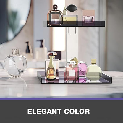 NiHome Acrylic Perfume Display Organizer, 2-Tier Cologne Organizer, Makeup - Image 7