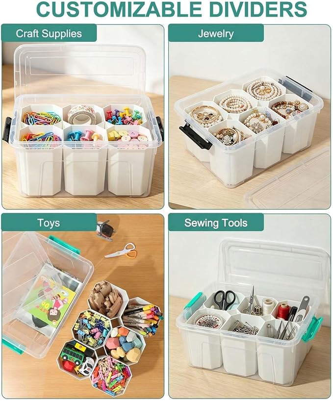 EOENVIVS Clear Storage Tote - Image 4