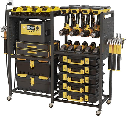 6-Tier Large Power Tool Organizer Cart by Goyappin