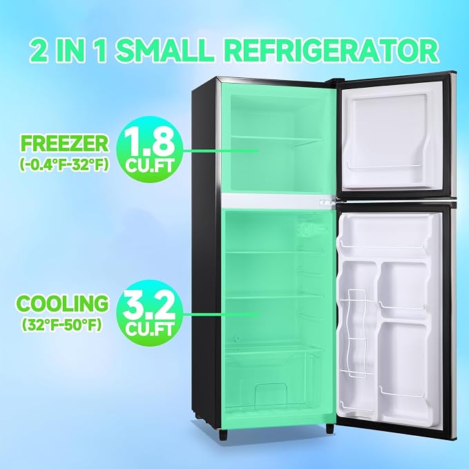5.0 Cu.ft Mini Refrigerator - Image 4