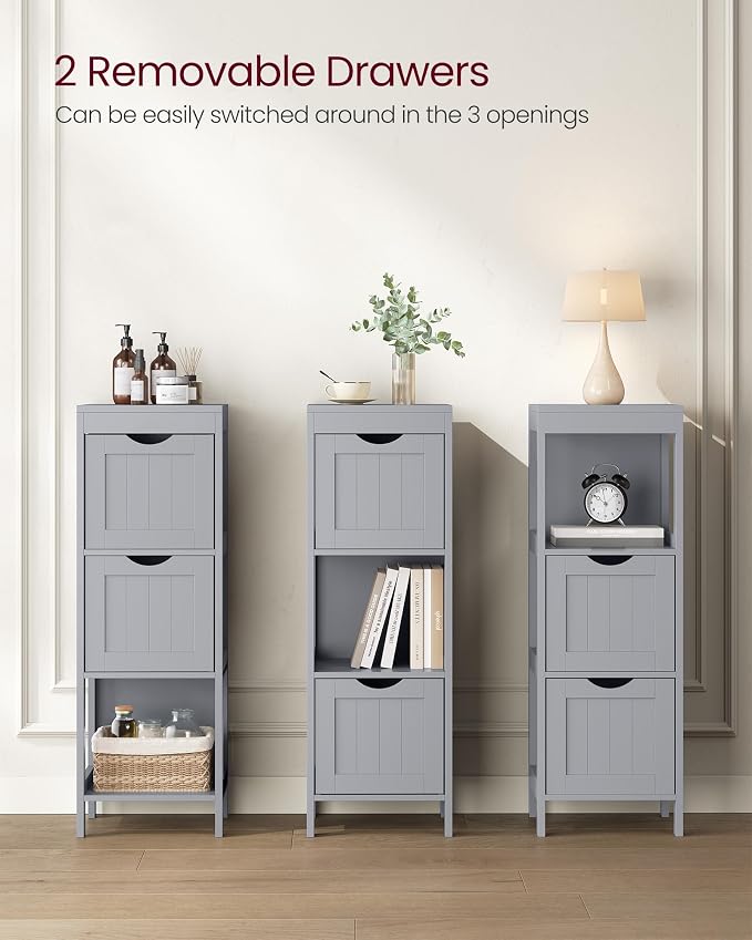 VASAGLE Storage Cabinet, Storage Organizer Rack Stand - Image 4