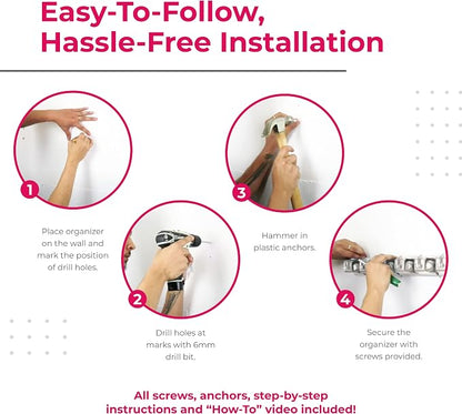 EXTRA GRIP Mop & Broom Holder Wall Mount - Image 8