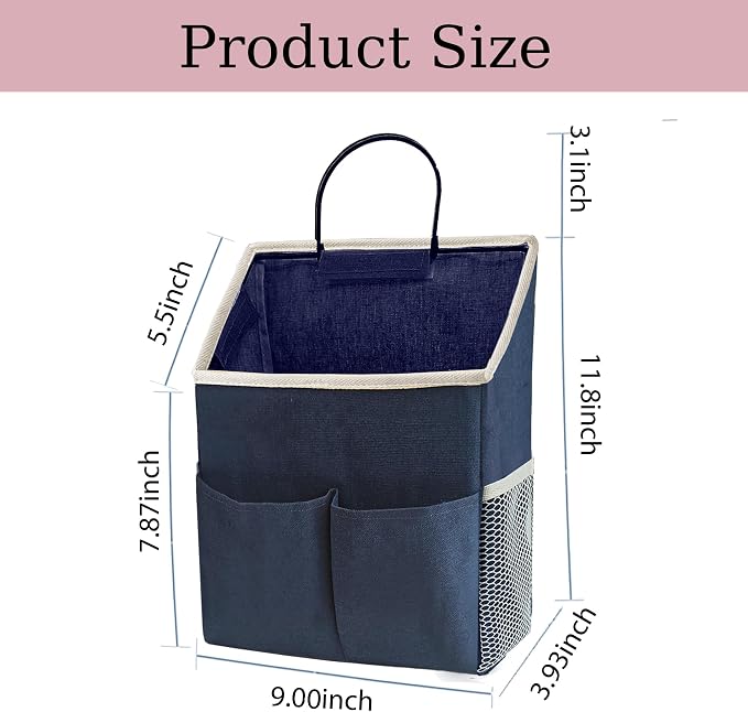 2pcs Wall Hanging Storage Bag, Wall Hanging Organizer Bags - Image 2